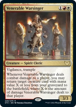 Image for Venerable Warsinger (246) (Strixhaven: School of Mages) (STX) - Magic: The Gathering