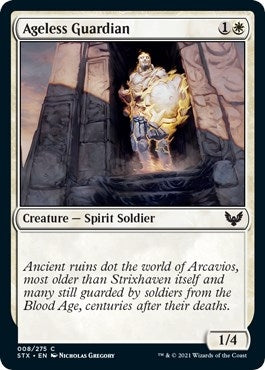 Image for Ageless Guardian (8) (Strixhaven: School of Mages) (STX) - Magic: The Gathering