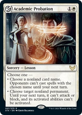 Image for Academic Probation (7) (Strixhaven: School of Mages) (STX) - Magic: The Gathering