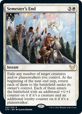 Image for Semester's End (27) (Strixhaven: School of Mages) (STX) - Magic: The Gathering