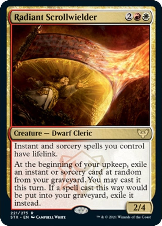 Image for Radiant Scrollwielder (221) (Strixhaven: School of Mages) (STX) - Magic: The Gathering