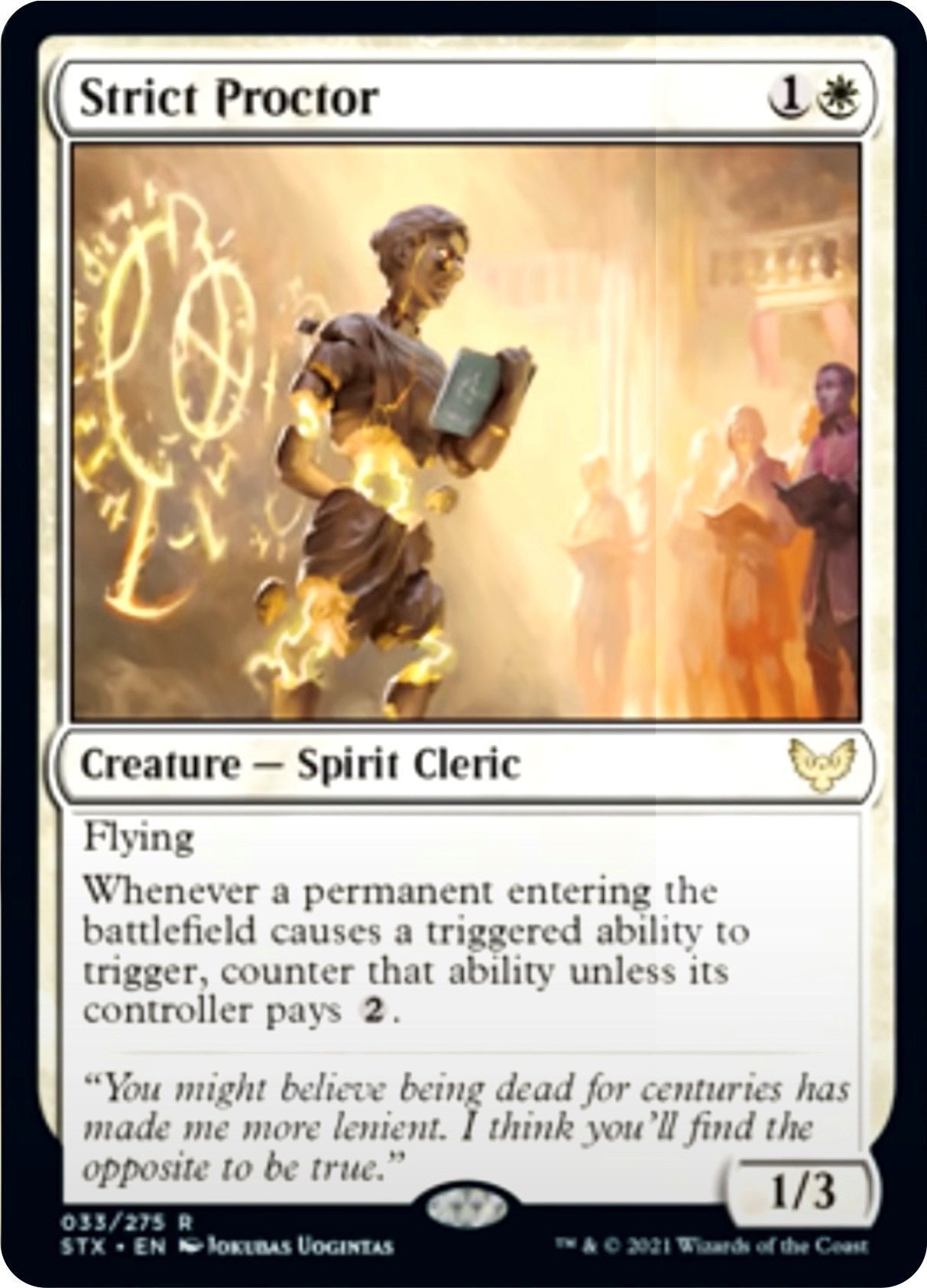 Image for Strict Proctor (33) (Strixhaven: School of Mages) (STX) - Magic: The Gathering