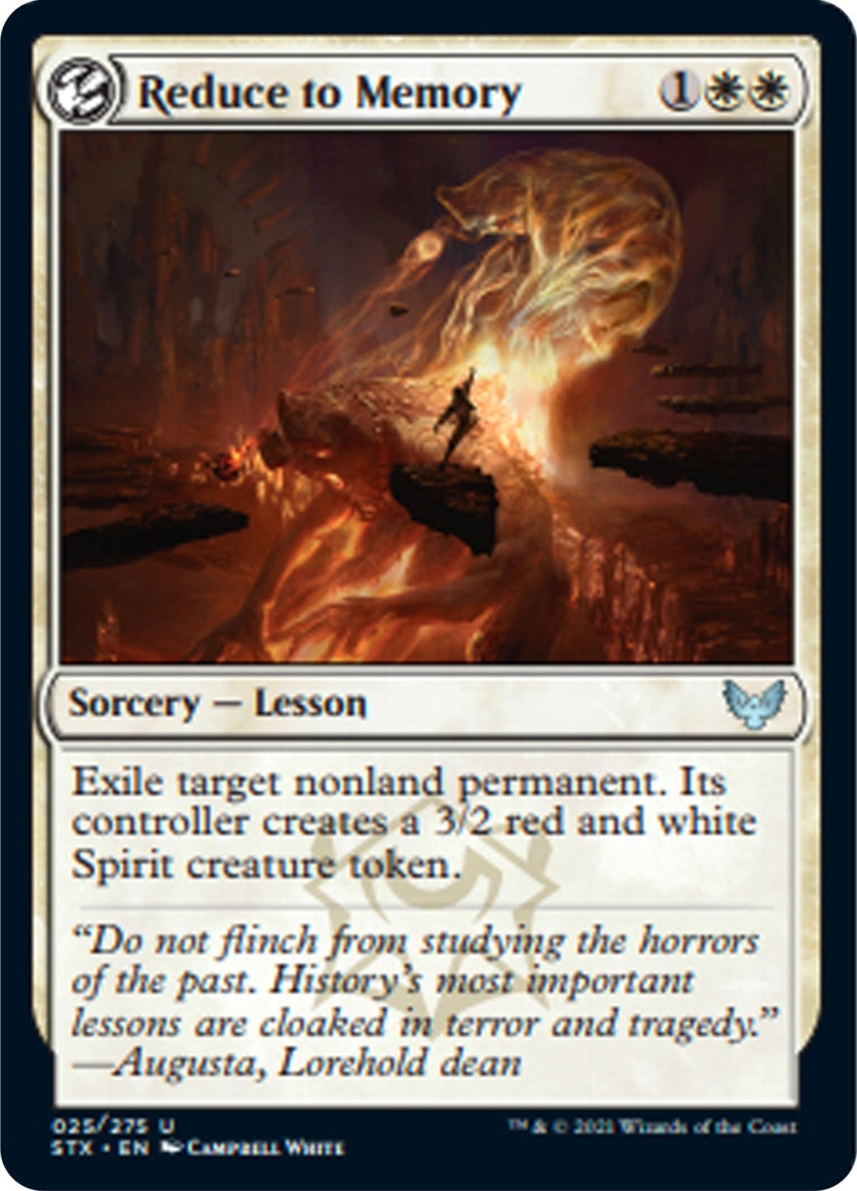 Image for Reduce to Memory (25) (Strixhaven: School of Mages) (STX) - Magic: The Gathering