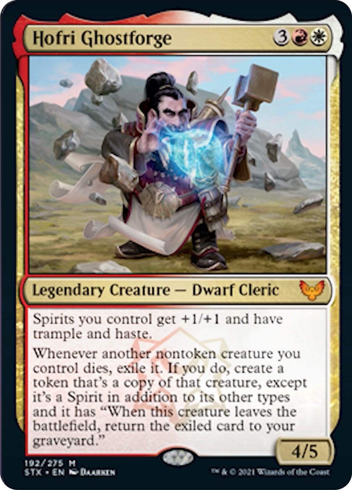 Image for Hofri Ghostforge (192) (Strixhaven: School of Mages) (STX) - Magic: The Gathering