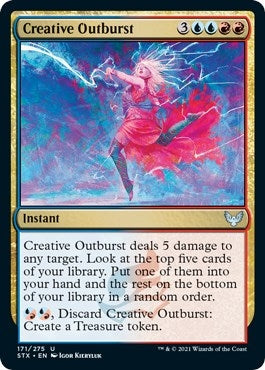 Image for Creative Outburst (171) (Strixhaven: School of Mages) (STX) - Magic: The Gathering