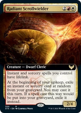 Image for Radiant Scrollwielder (Extended Art) (350) (Strixhaven: School of Mages) (STX) - Magic: The Gathering