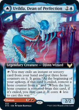 Image for Uvilda, Dean of Perfection (Extended Art) (332) (Strixhaven: School of Mages) (STX) - Magic: The Gathering