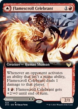 Image for Flamescroll Celebrant (Extended Art) (324) (Strixhaven: School of Mages) (STX) - Magic: The Gathering