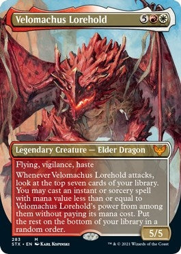 Image for Velomachus Lorehold (Borderless) (283) (Strixhaven: School of Mages) (STX) - Magic: The Gathering