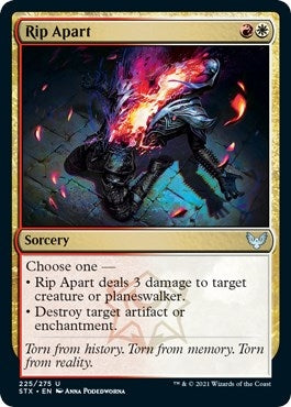 Image for Rip Apart (225) (Strixhaven: School of Mages) (STX) - Magic: The Gathering