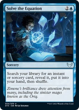 Image for Solve the Equation (54) (Strixhaven: School of Mages) (STX) - Magic: The Gathering
