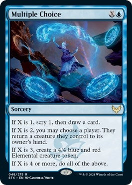 Image for Multiple Choice (48) (Strixhaven: School of Mages) (STX) - Magic: The Gathering