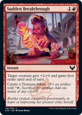 Image for Sudden Breakthrough (116) (Strixhaven: School of Mages) (STX) - Magic: The Gathering
