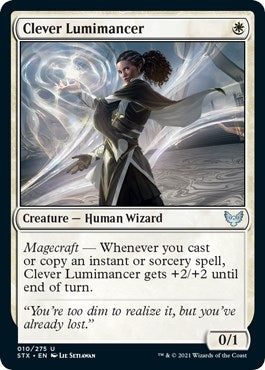 Image for Clever Lumimancer (10) (Strixhaven: School of Mages) (STX) - Magic: The Gathering