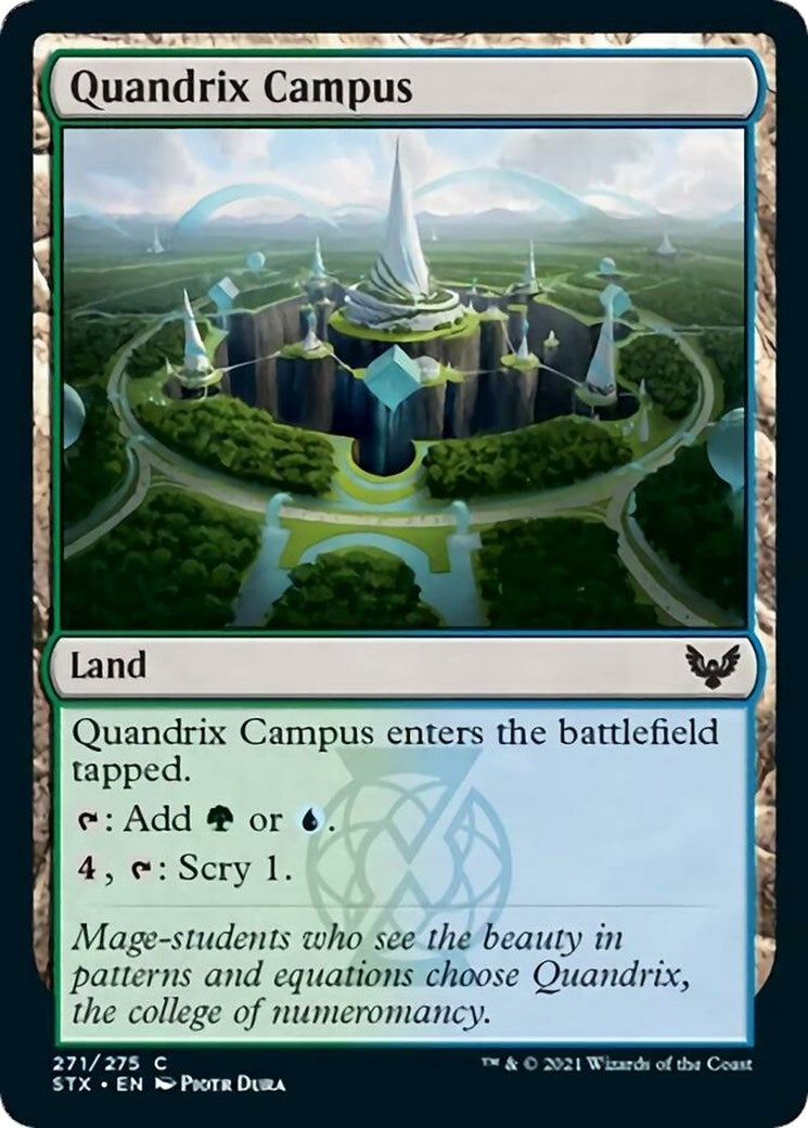 Image for Quandrix Campus (271) (Strixhaven: School of Mages) (STX) - Magic: The Gathering