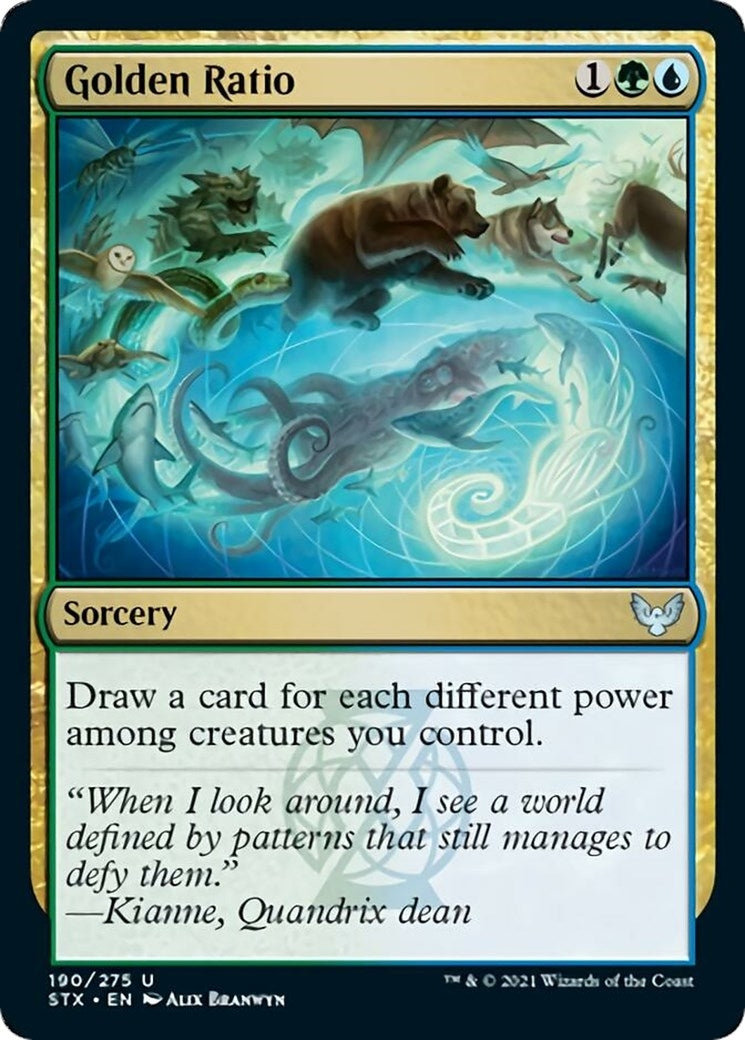Image for Golden Ratio (190) (Strixhaven: School of Mages) (STX) - Magic: The Gathering