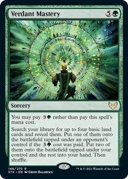 Image for Verdant Mastery (146) (Strixhaven: School of Mages) (STX) - Magic: The Gathering