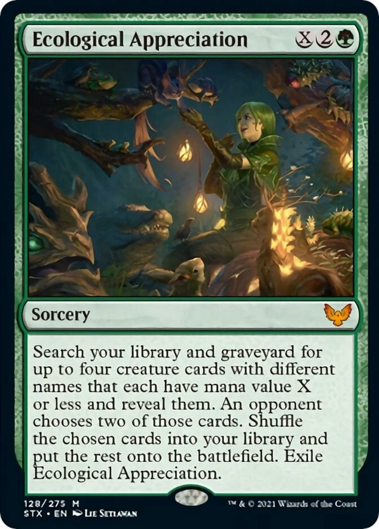 Image for Ecological Appreciation (128) (Strixhaven: School of Mages) (STX) - Magic: The Gathering