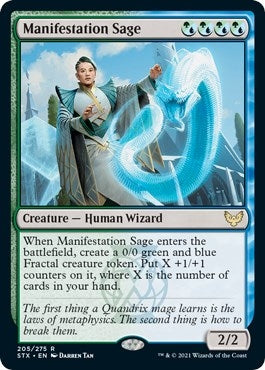 Image for Manifestation Sage (205) (Strixhaven: School of Mages) (STX) - Magic: The Gathering