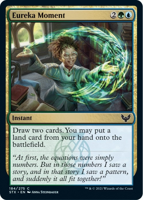 Image for Eureka Moment (184) (Strixhaven: School of Mages) (STX) - Magic: The Gathering