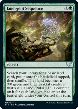 Image for Emergent Sequence (129) (Strixhaven: School of Mages) (STX) - Magic: The Gathering