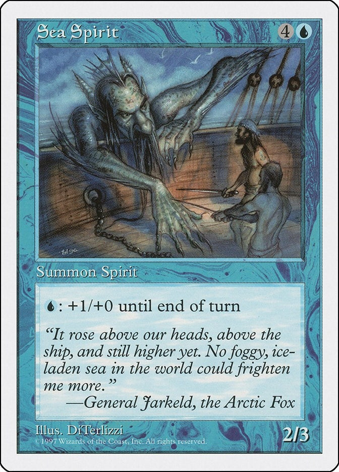 Image for Sea Spirit (Fifth Edition) (5ED) - Magic: The Gathering