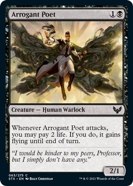 Image for Arrogant Poet (63) (Strixhaven: School of Mages) (STX) - Magic: The Gathering