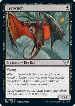 Image for Eyetwitch (70) (Strixhaven: School of Mages) (STX) - Magic: The Gathering
