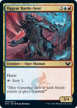 Image for Oggyar Battle-Seer (209) (Strixhaven: School of Mages) (STX) - Magic: The Gathering