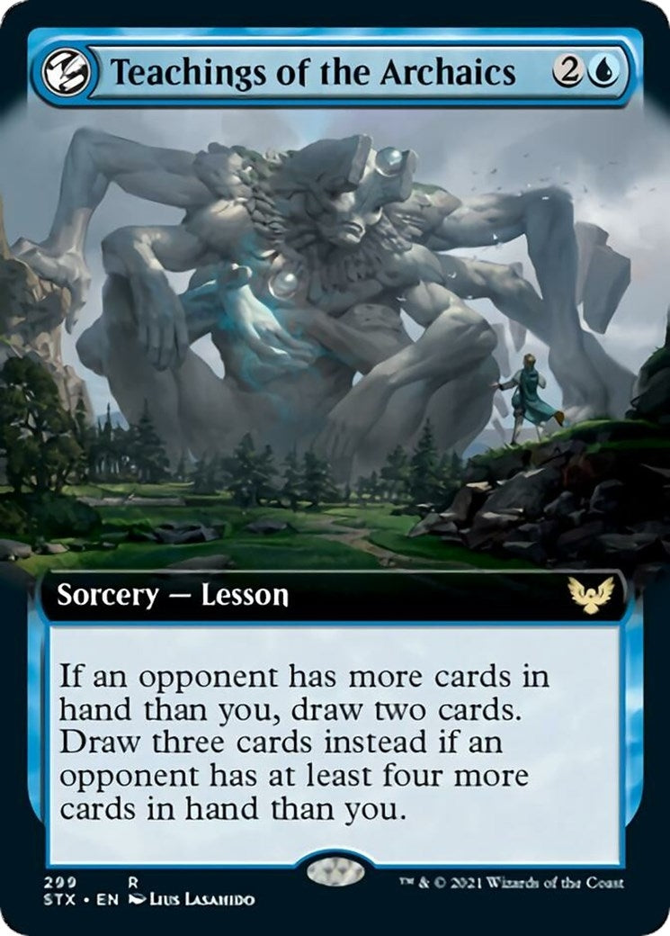 Image for Teachings of the Archaics (Extended Art) (299) (Strixhaven: School of Mages) (STX) - Magic: The Gathering