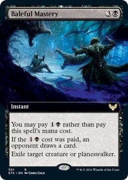 Image for Baleful Mastery (Extended Art) (301) (Strixhaven: School of Mages) (STX) - Magic: The Gathering
