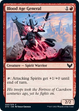 Image for Blood Age General (93) (Strixhaven: School of Mages) (STX) - Magic: The Gathering