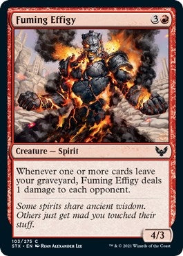 Image for Fuming Effigy (103) (Strixhaven: School of Mages) (STX) - Magic: The Gathering