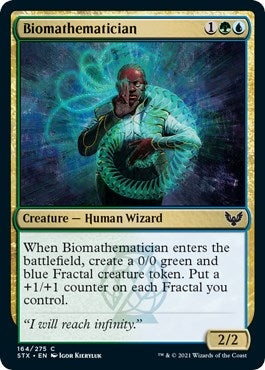 Image for Biomathematician (164) (Strixhaven: School of Mages) (STX) - Magic: The Gathering