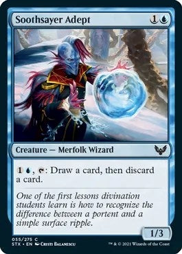 Image for Soothsayer Adept (55) (Strixhaven: School of Mages) (STX) - Magic: The Gathering