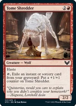 Image for Tome Shredder (117) (Strixhaven: School of Mages) (STX) - Magic: The Gathering