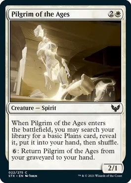 Image for Pilgrim of the Ages (22) (Strixhaven: School of Mages) (STX) - Magic: The Gathering