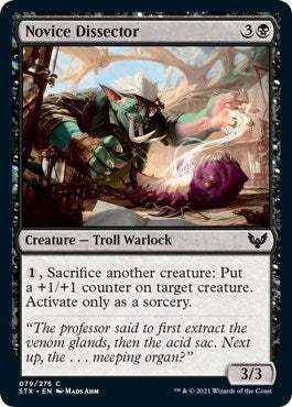 Image for Novice Dissector (79) (Strixhaven: School of Mages) (STX) - Magic: The Gathering