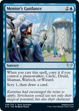 Image for Mentor's Guidance (46) (Strixhaven: School of Mages) (STX) - Magic: The Gathering