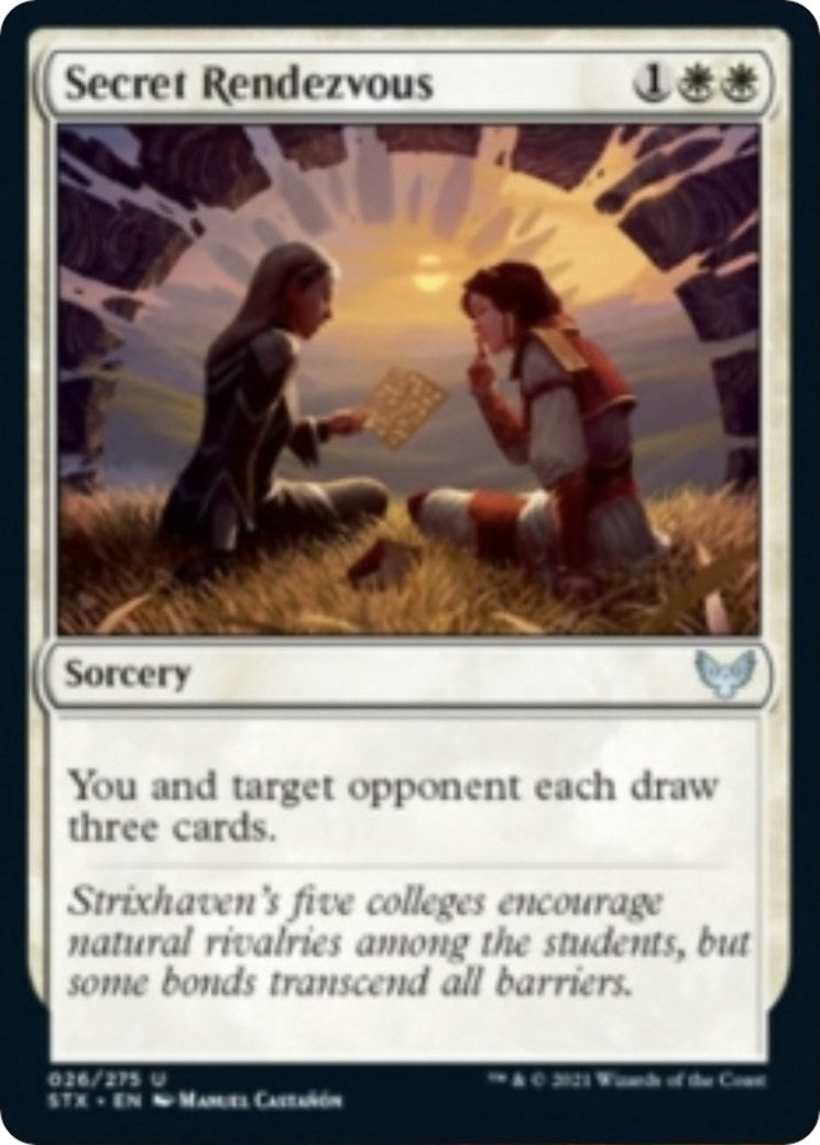 Image for Secret Rendezvous (26) (Strixhaven: School of Mages) (STX) - Magic: The Gathering