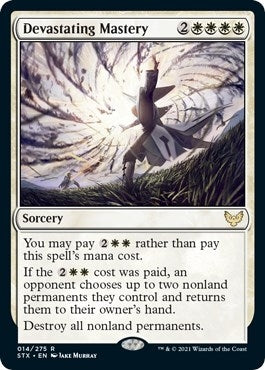 Image for Devastating Mastery (14) (Strixhaven: School of Mages) (STX) - Magic: The Gathering