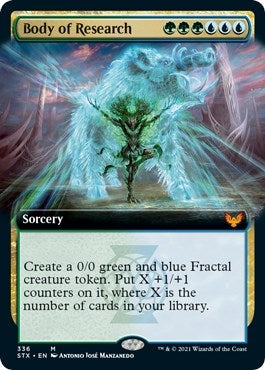 Image for Body of Research (Extended Art) (336) (Strixhaven: School of Mages) (STX) - Magic: The Gathering