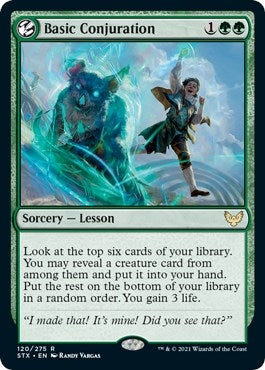 Image for Basic Conjuration (120) (Strixhaven: School of Mages) (STX) - Magic: The Gathering