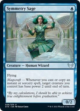 Image for Symmetry Sage (56) (Strixhaven: School of Mages) (STX) - Magic: The Gathering