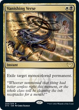 Image for Vanishing Verse (244) (Strixhaven: School of Mages) (STX) - Magic: The Gathering