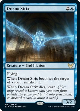 Image for Dream Strix (42) (Strixhaven: School of Mages) (STX) - Magic: The Gathering