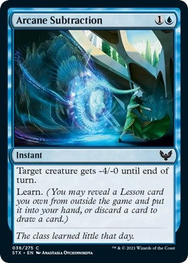 Image for Arcane Subtraction (36) (Strixhaven: School of Mages) (STX) - Magic: The Gathering