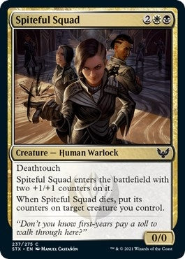 Image for Spiteful Squad (237) (Strixhaven: School of Mages) (STX) - Magic: The Gathering