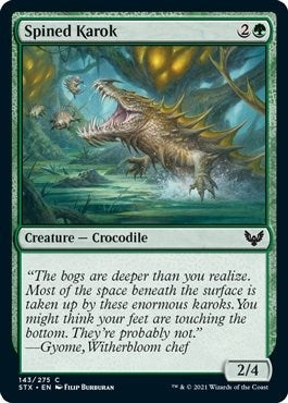 Image for Spined Karok (143) (Strixhaven: School of Mages) (STX) - Magic: The Gathering