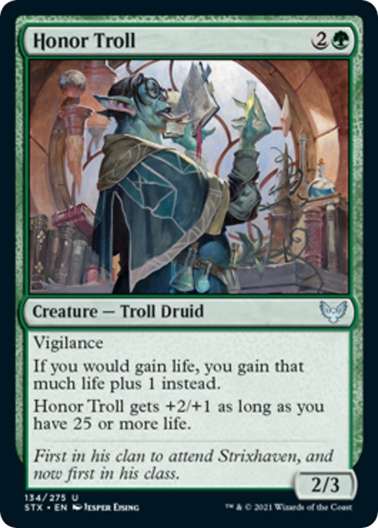 Image for Honor Troll (134) (Strixhaven: School of Mages) (STX) - Magic: The Gathering